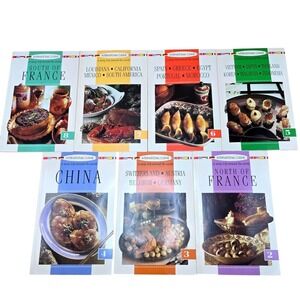 Vintage International Cuisine Cookbook Set of 7 Vol Marshall Cavendish 1992